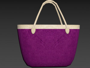 pink bag 3D 模型