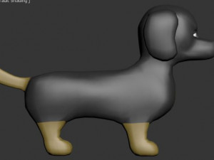 dog cartoon 3D 모델