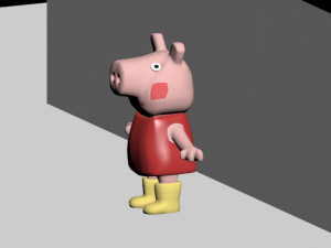 peppa pig toy 3D मॉडल