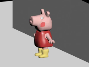 peppa pig toy 3D Model