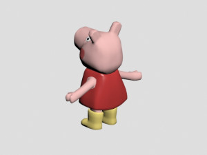 peppa pig toy 3D मॉडल