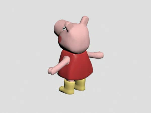peppa pig toy 3D Model