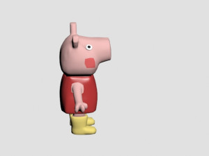 peppa pig toy 3D मॉडल