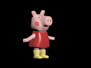 peppa pig toy 3D मॉडल
