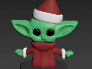 baby yoda christmas 3D Print Model