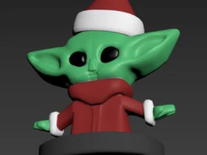baby yoda christmas 3D Print Model