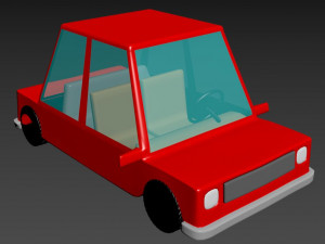cartoon car 3D 프린트 모델