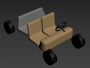cartoon car Modelo de Impressão 3D