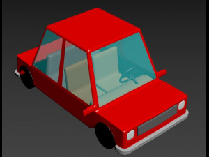cartoon car Modelo de Impressão 3D