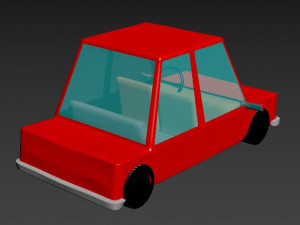 cartoon car Modelo de Impressão 3D