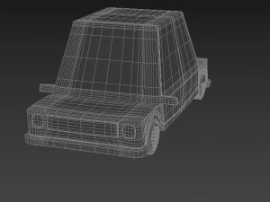 cartoon car 3D Print Model