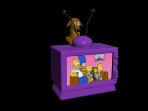 simpson tv 3D 模型