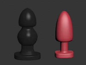 anal plugs pack 3D 모델