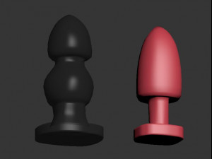 anal plugs pack 3D Model