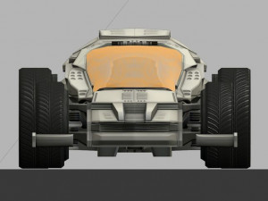 futuristic car Modelo 3D