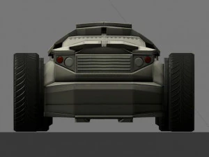 futuristic car 3D Model