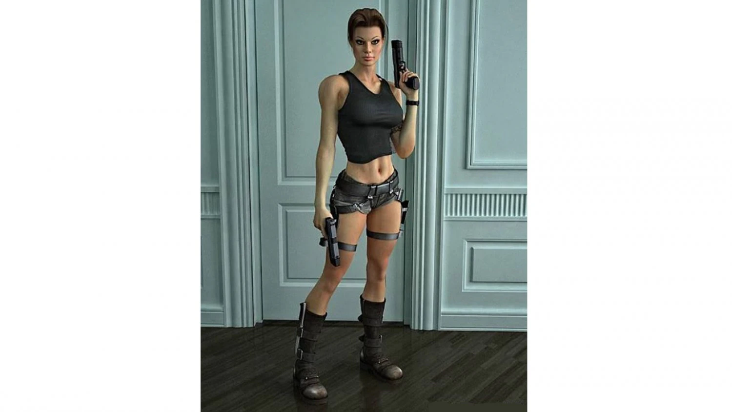 lara croft 3D Model .c4d .max .obj .3ds .fbx .stl .blend 