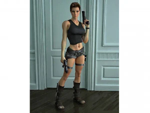 lara croft 3D Model