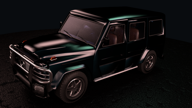 mercedes g class 3D 模型 .c4d .max .obj .3ds .fbx .stl .blend 