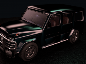 mercedes g class 3D मॉडल
