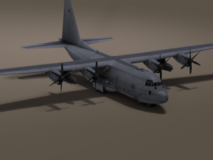 hercules airplane 3D Модель