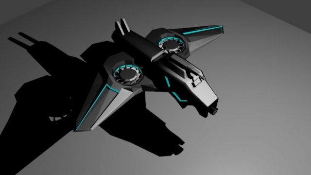 air drone 3D Modell .c4d .max .obj .3ds .fbx .stl .blend