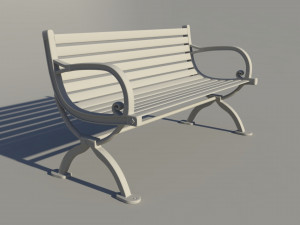 bench Model 3D