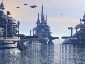 city of the future 3D मॉडल