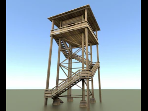 tour de guet Modèle 3D