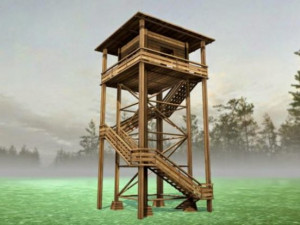 watch tower Model 3D