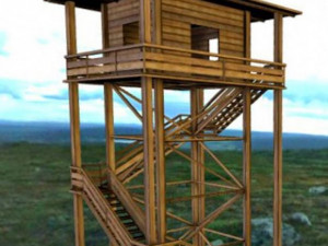 watch tower Model 3D