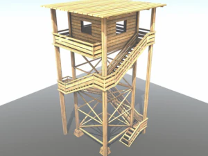 watch tower 3D Model