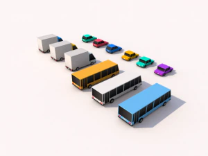 cars pack 3D Model