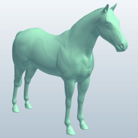 horse Model 3D .c4d .max .obj .3ds .fbx .stl .blend