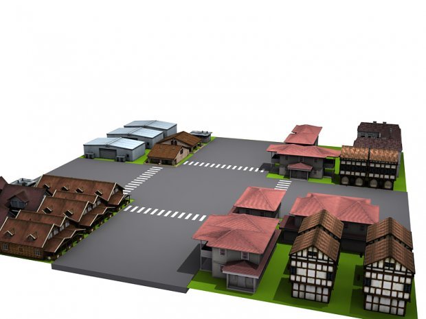 environment 3D Модель .c4d .max .obj .3ds .fbx .stl .blend 