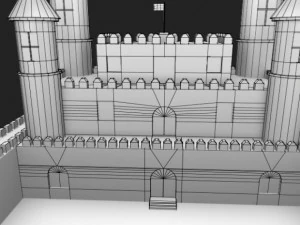 castelo de fantasia Modelo 3D