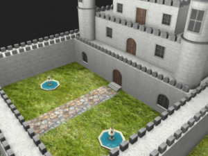 fantasy castle Model 3D