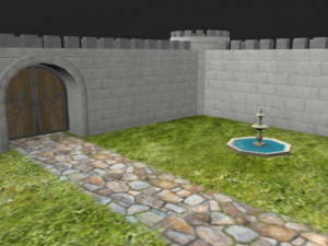 fantasy castle Model 3D