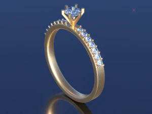 王冠の指輪 3Dモデル