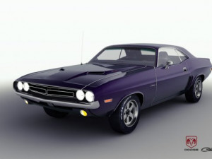 dodge challenger 1 3D Model