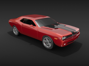 dodge challenger 2 3D Model