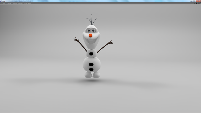olaf disney frozen high poly Modèle 3D .c4d .max .obj .3ds .fbx .stl .blend 