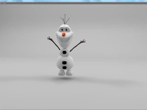 olaf disney frozen high poly 3D Model