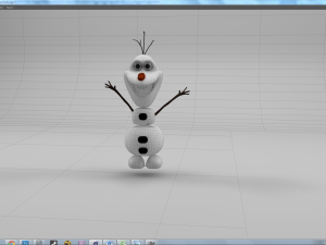 olaf disney frozen high poly Modèle 3D