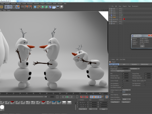 olaf disney frozen high poly Modèle 3D