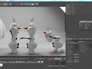 olaf disney frozen high poly 3D Model