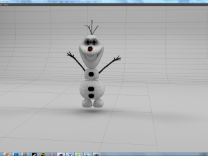 olaf disney frozen high poly Modèle 3D
