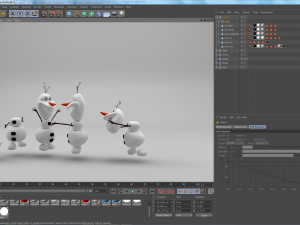 olaf disney frozen high poly Modèle 3D