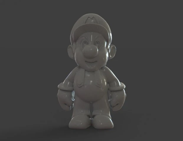 मारियो 3D मॉडल .c4d .max .obj .3ds .fbx .stl .blend 