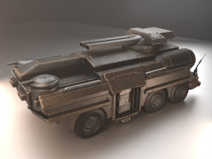 amphibian - tank 3D Model